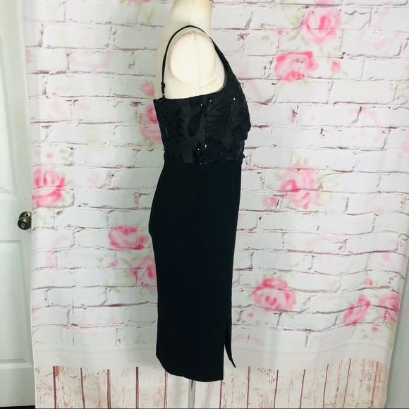 Dress the Pop Giulia Sequin Bodice Crepe Sheath - Picture 13 of 15